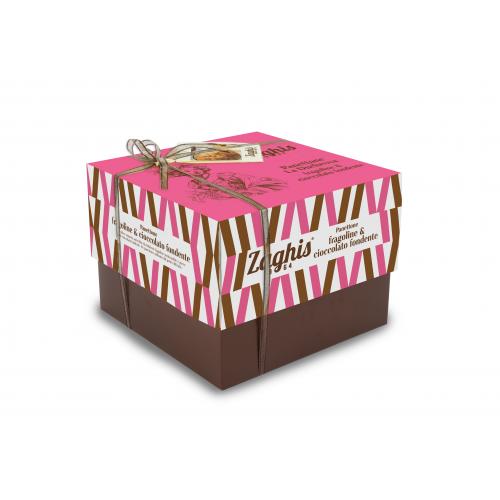 Zaghis Pnaettone 'La Duchessa' Fragole e Cioccolato Fondente / Strawberries & Dark Chocolate
