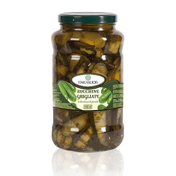 ItalCarciofi Grilled Zucchini Slices in Oil