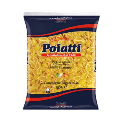 Poiatti Pasta Conchiglie Rigate