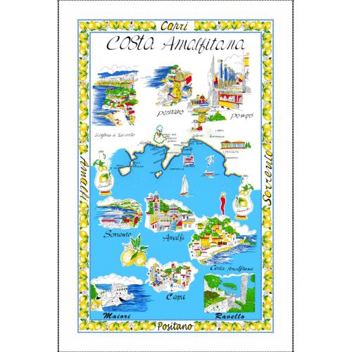 Cassese Amalfi Coast Tea Towel